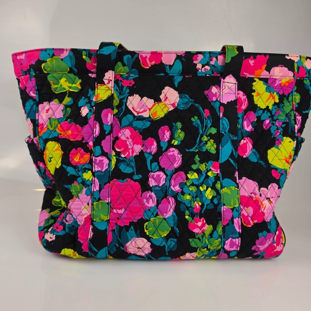 Vera Bradley Get Going Tote Hilo Meadow Quilted Large NWT Retired Floral Bag - Picture 2 of 10